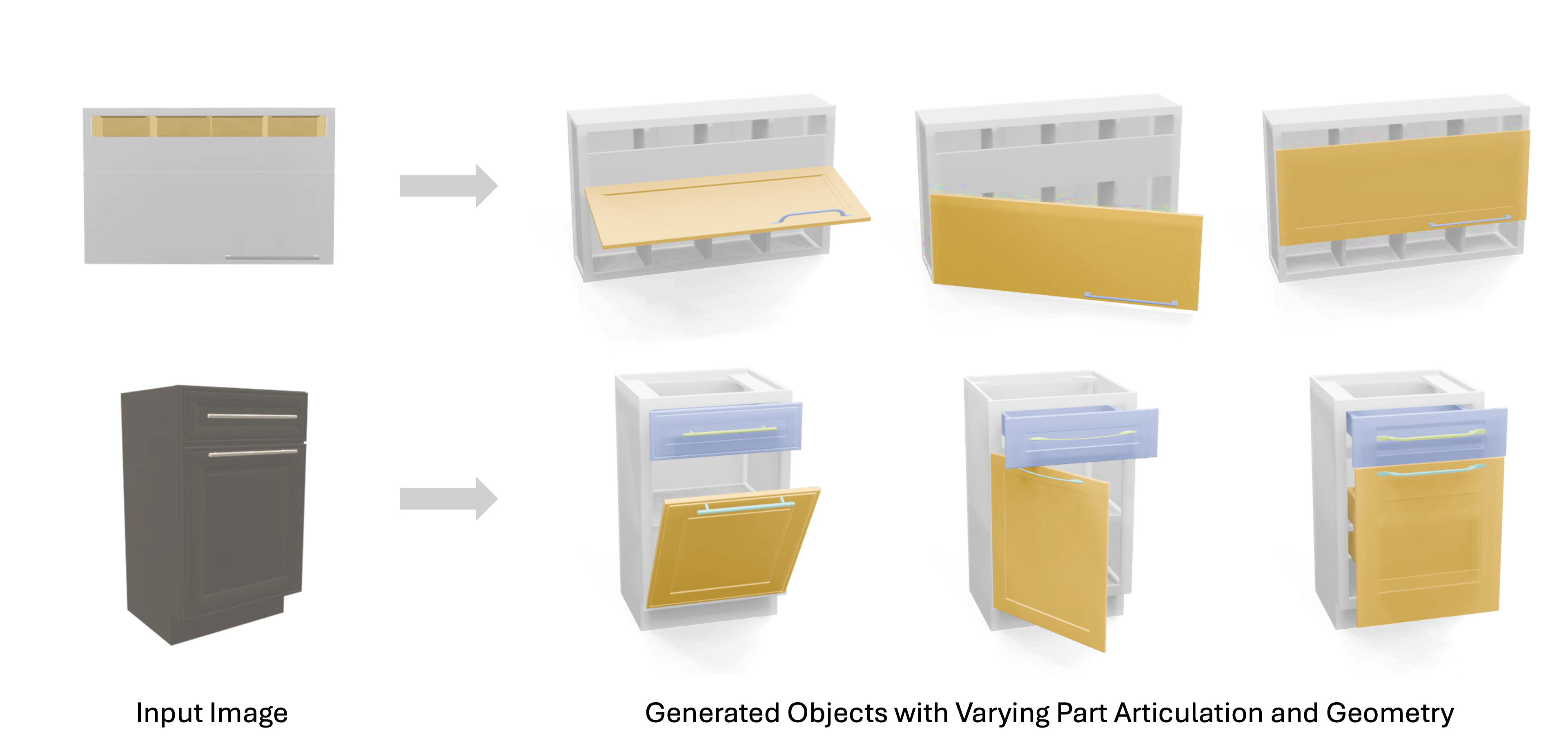 SINGAPO: Single Image Controlled Generation of Articulated Parts in Objects